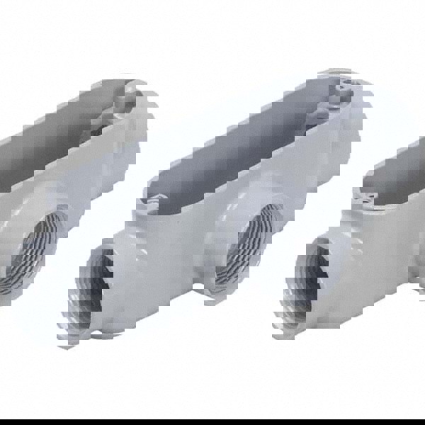 Conduit Bodies; Conduit Form Type: 85 ; Conduit Body Type: T ; Trade Size (Inch): 1in ; Conduit Type: IMC; Rigid ; Overall Length: 6.4570in ; Shape: Oval